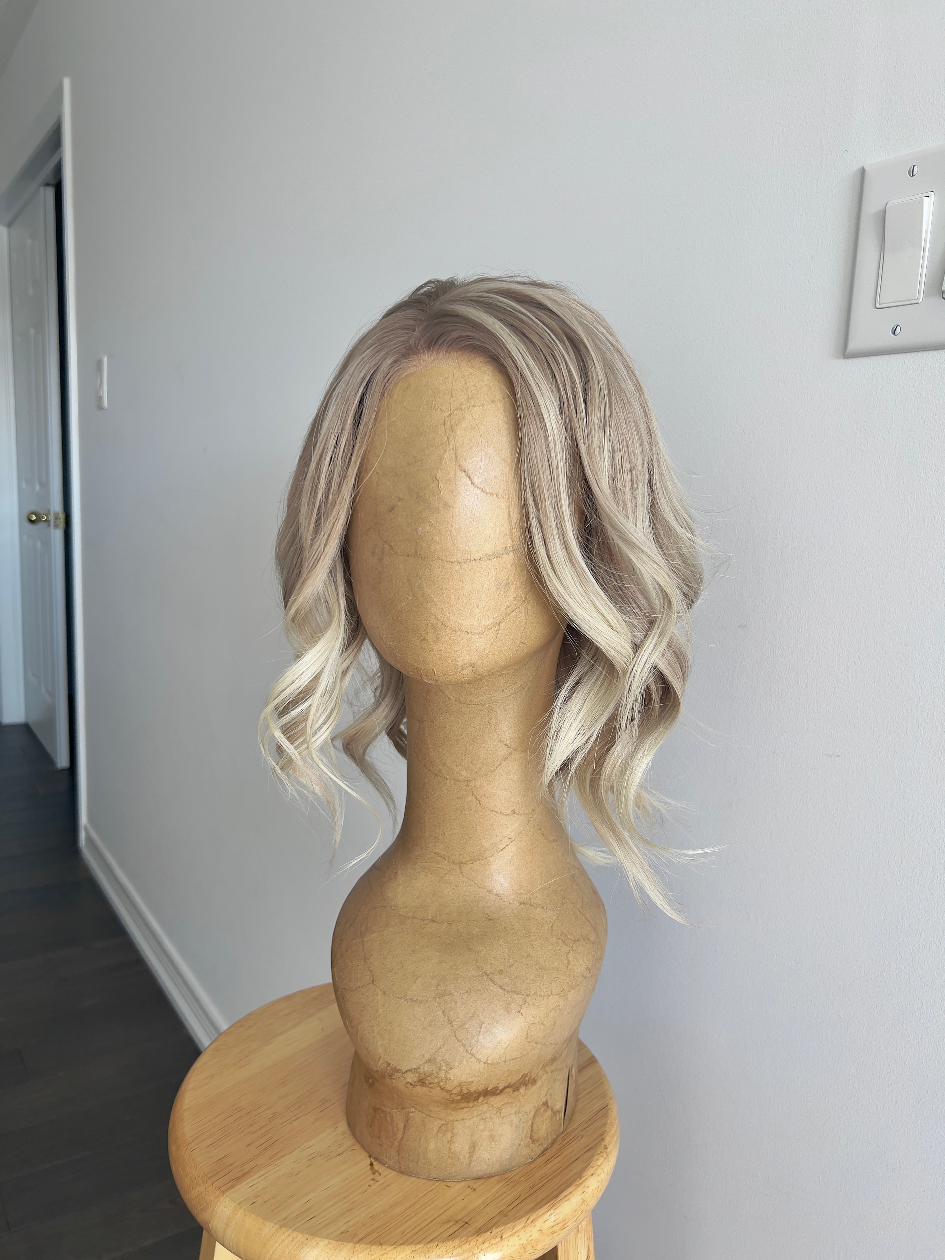 December | Ashy Tone Light Blonde with Platinum Balayage