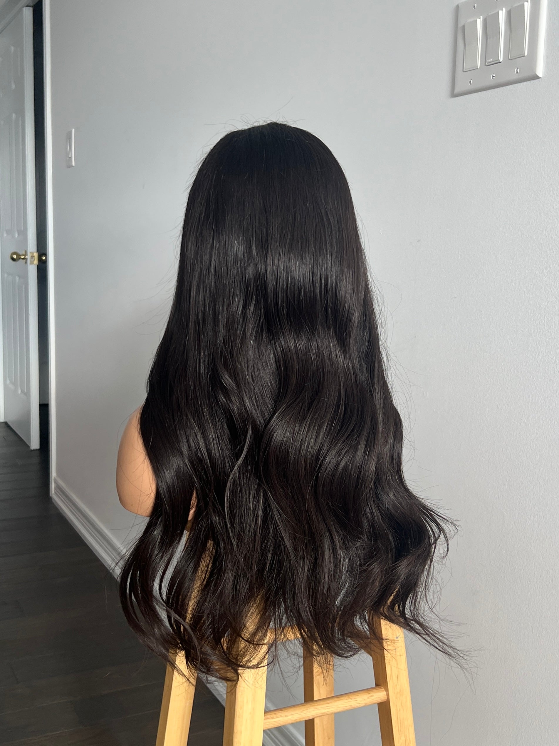 Evening Star | Natural Undyed Black Color One Tone