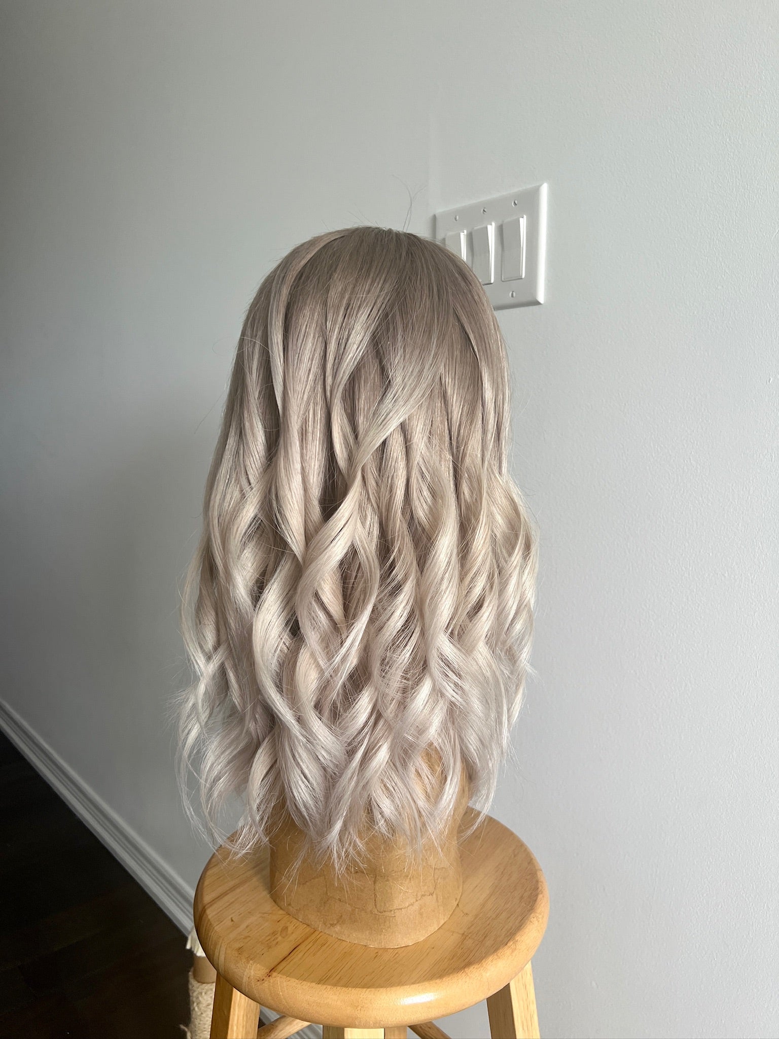 December | Ashy Tone Light Blonde with Platinum Balayage