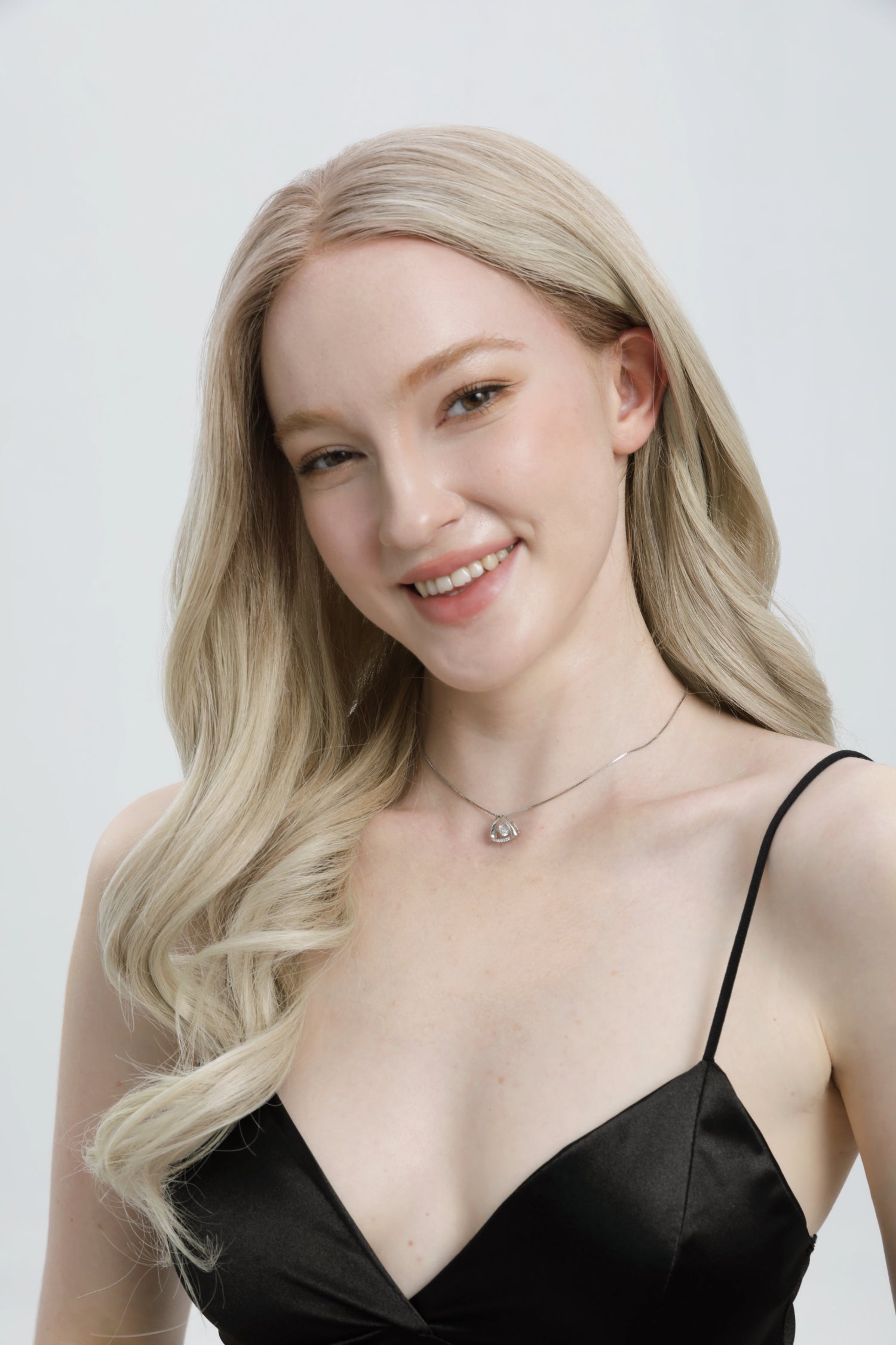 December | Ashy Tone Light Blonde with Platinum Balayage