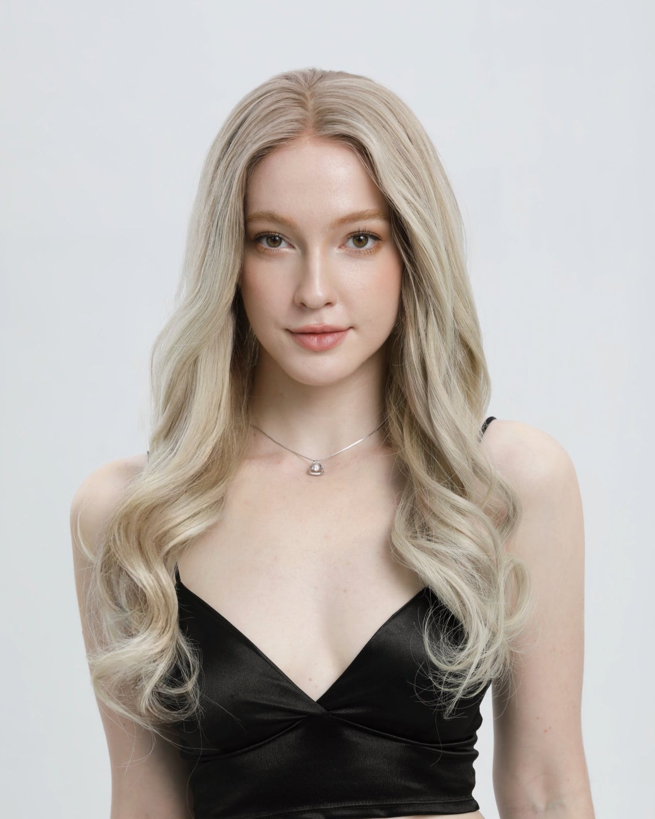 December | Ashy Tone Light Blonde with Platinum Balayage