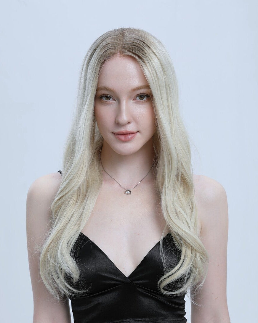 Snowbound Pearl | Platinum Blonde with Root Melt