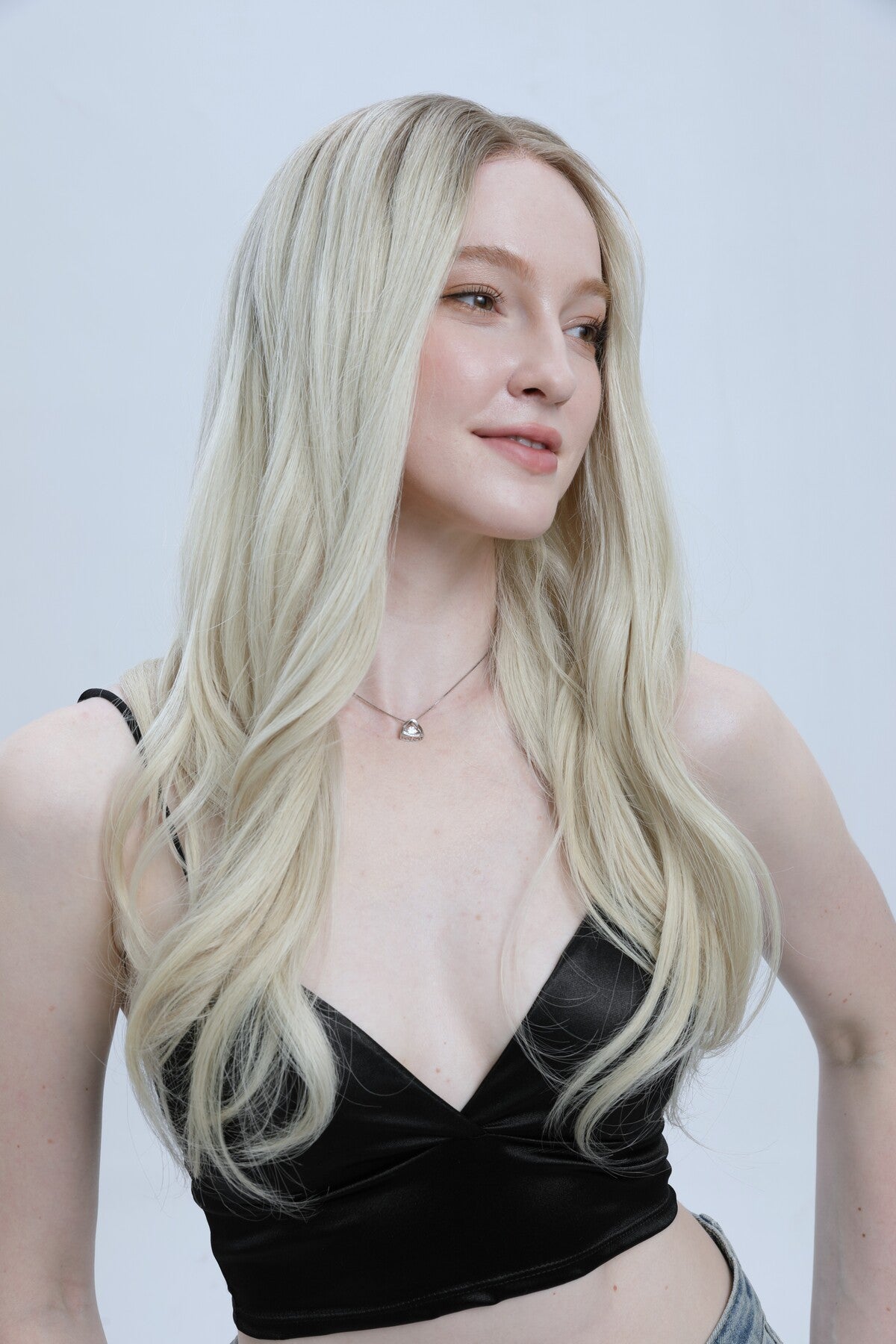 Snowbound Pearl | Platinum Blonde with Root Melt