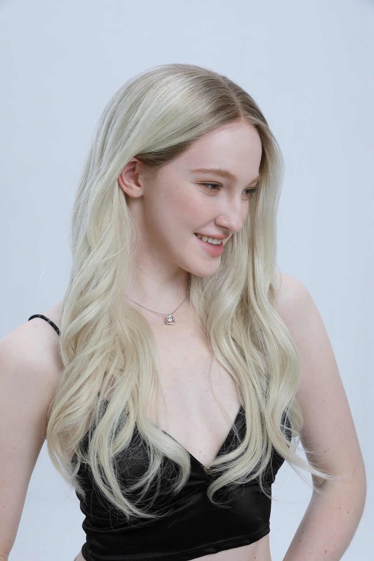 Snowbound Pearl | Platinum Blonde with Root Melt