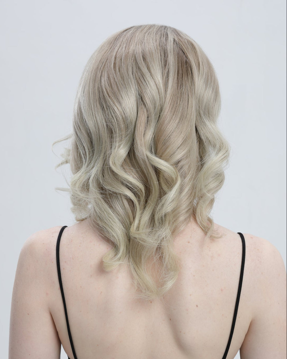December | Ashy Tone Light Blonde with Platinum Balayage