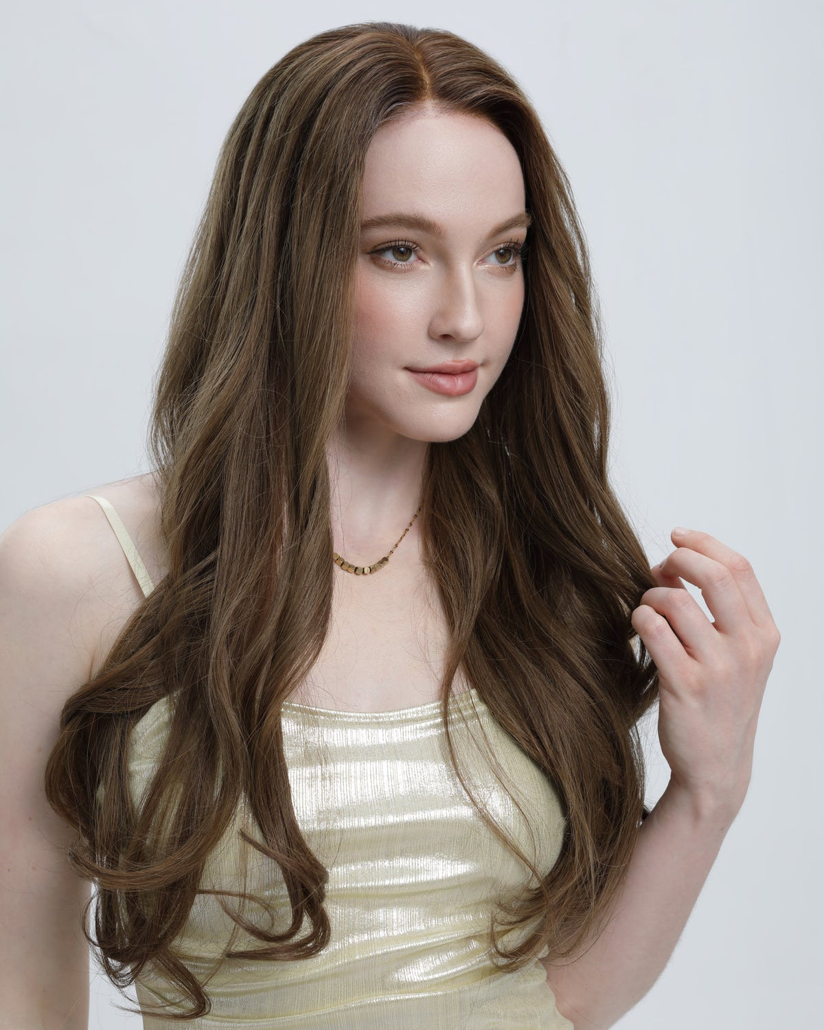 Honeyed Toffee | Light Toffee with Dark Brown Shadow Roots