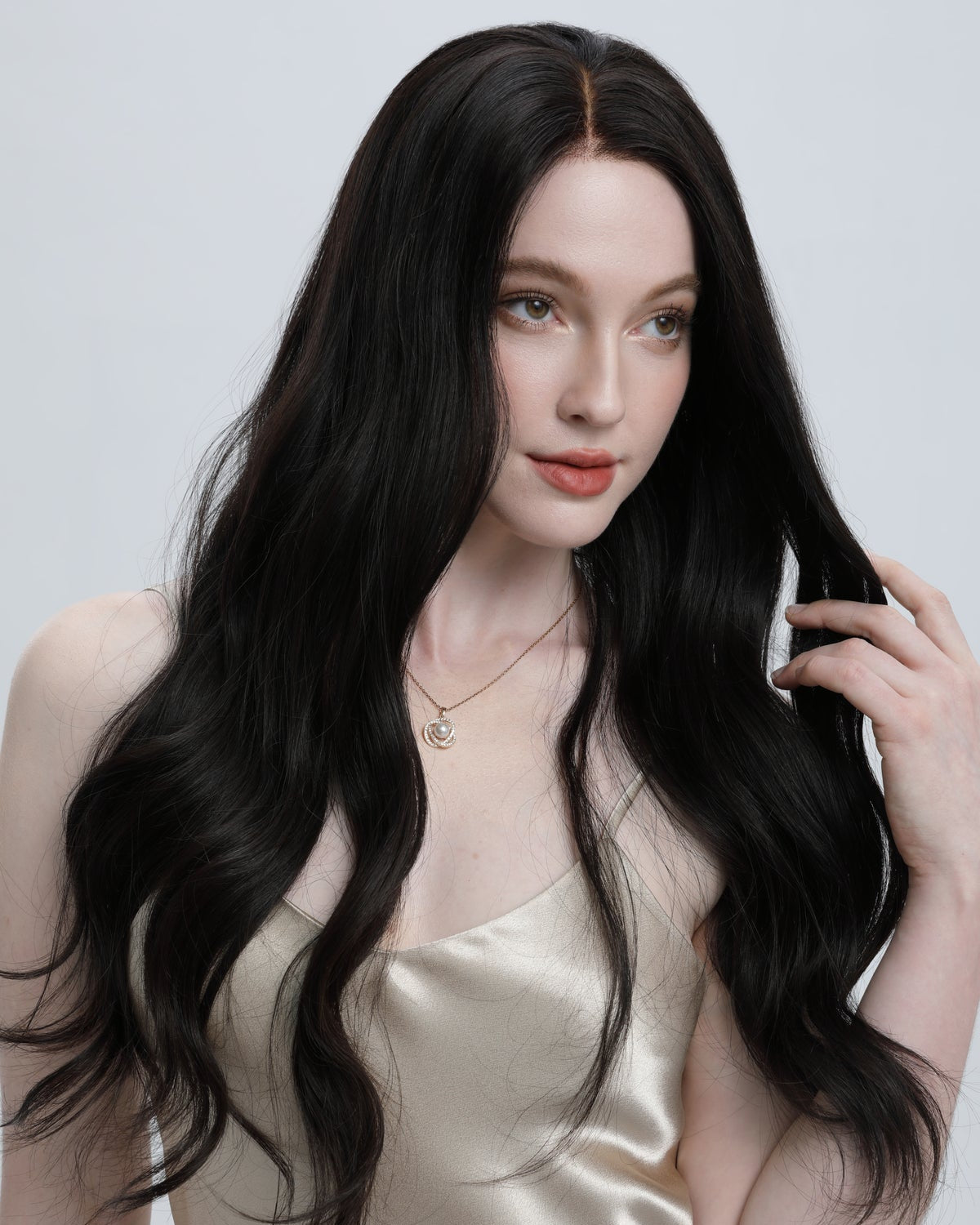 Evening Star | Natural Undyed Black Color One Tone