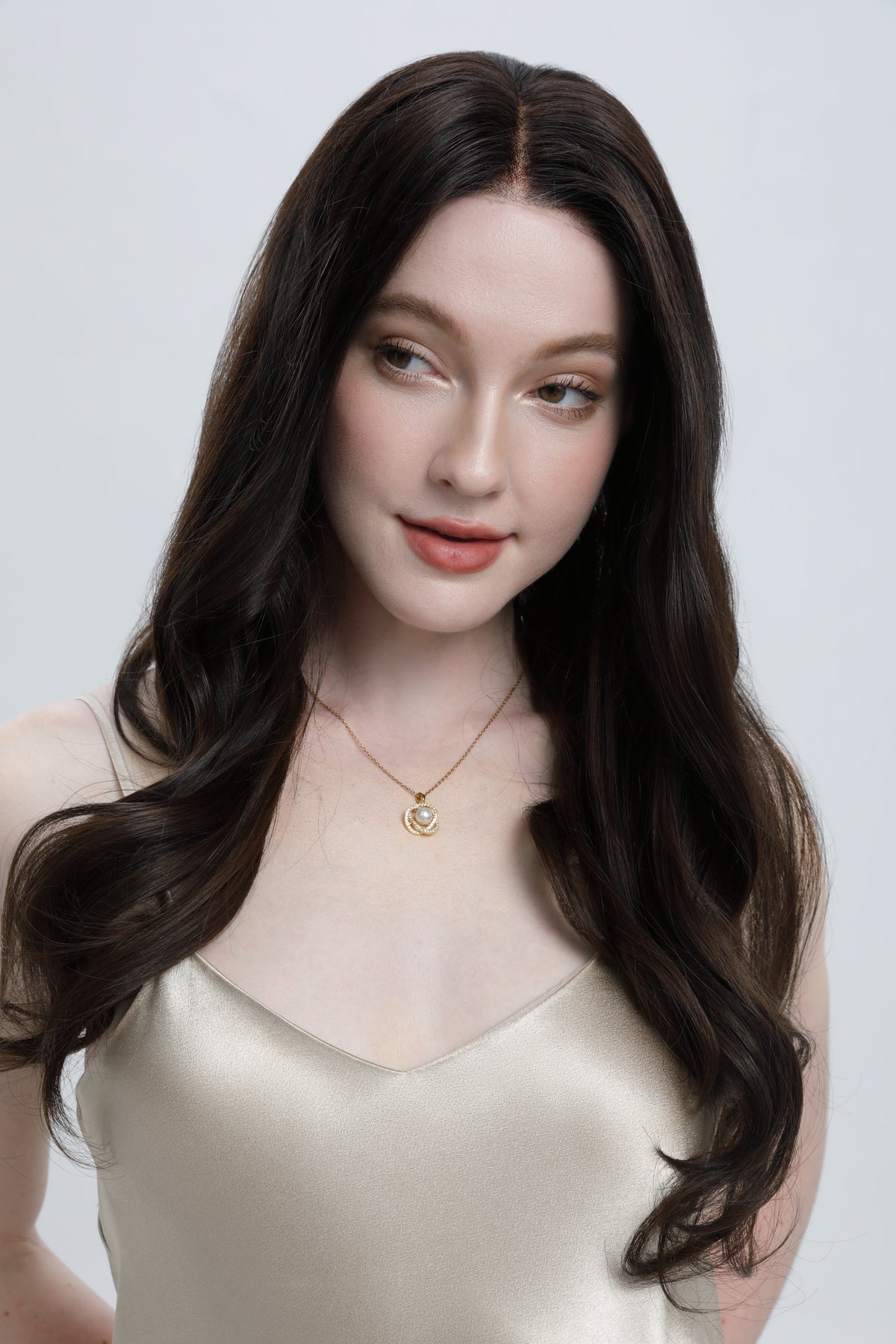 Ravenwood | Ashy Tone Dark Brown with Off Black Long Root Melt