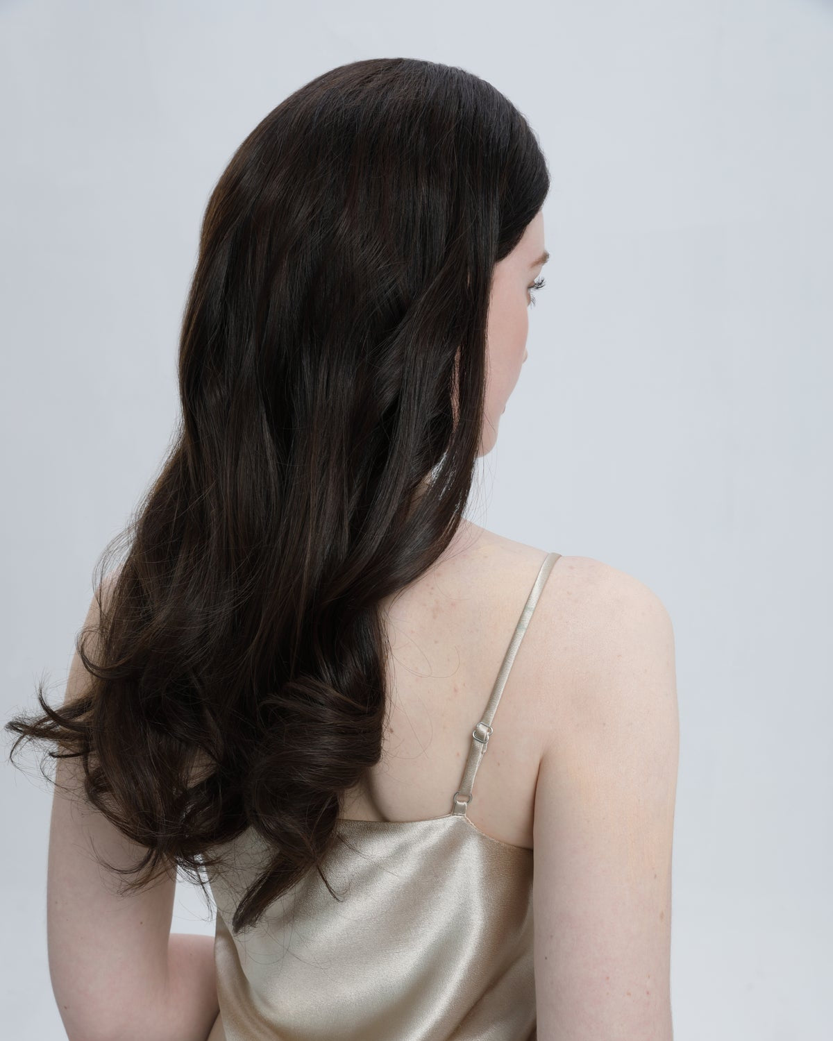 Ravenwood | Ashy Tone Dark Brown with Off Black Long Root Melt