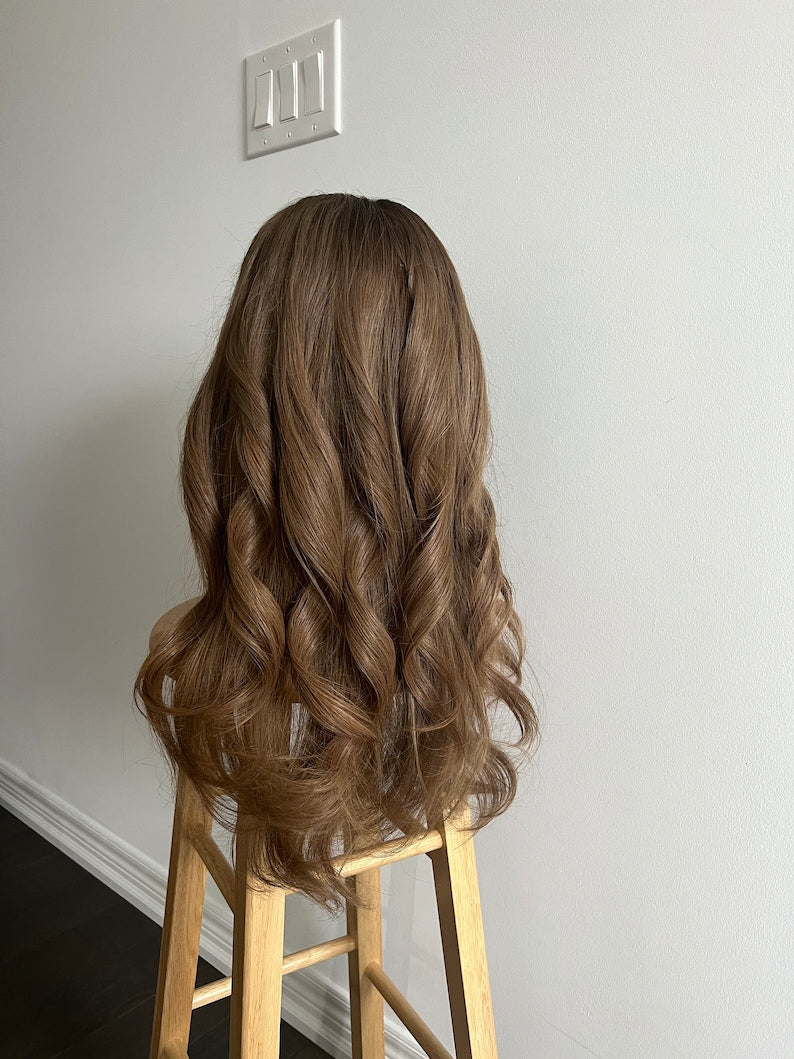 Honeyed Toffee | Light Toffee with Dark Brown Shadow Roots