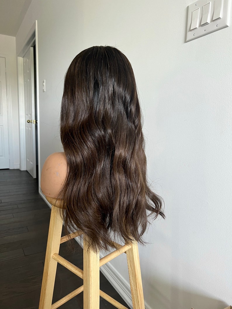 Ravenwood | Ashy Tone Dark Brown with Off Black Long Root Melt