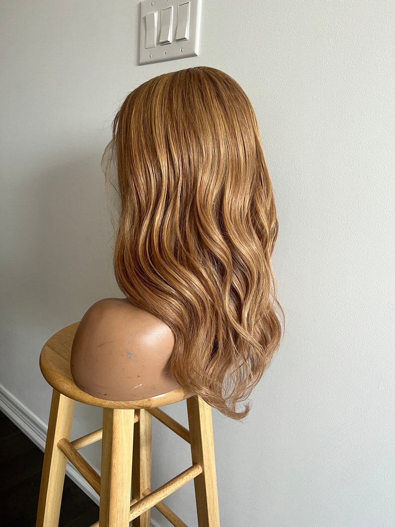 Apricot Tart | Dark Strawberry Blonde with Honeyblonde Highlights