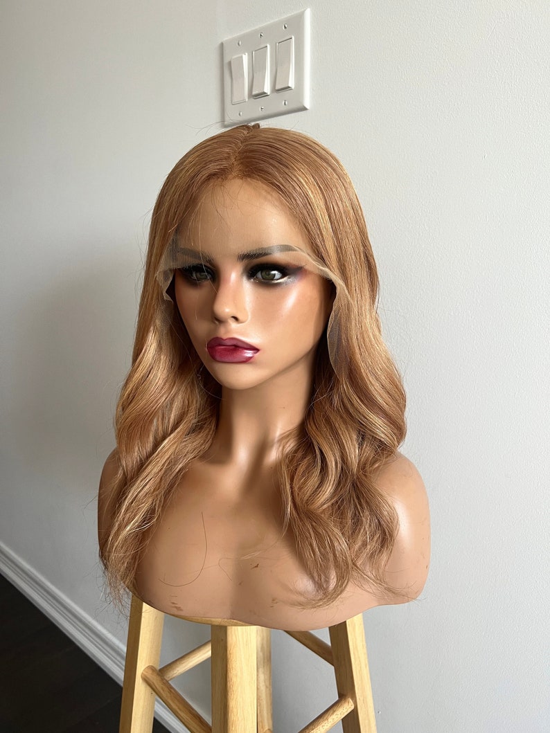 Apricot Tart | Dark Strawberry Blonde with Honeyblonde Highlights
