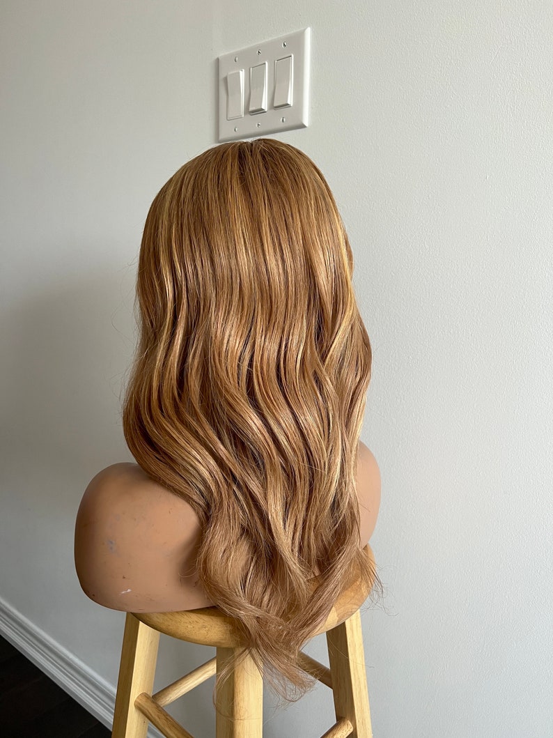 Apricot Tart | Dark Strawberry Blonde with Honeyblonde Highlights