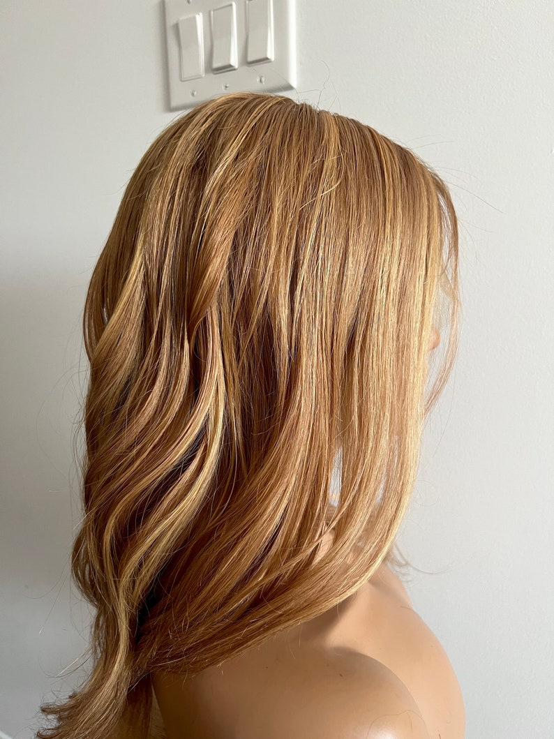 Apricot Tart | Dark Strawberry Blonde with Honeyblonde Highlights