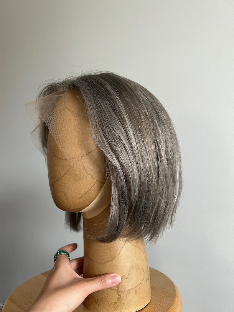 Gunpowder | Dark Grey Salt and Pepper with Silver Highlights
