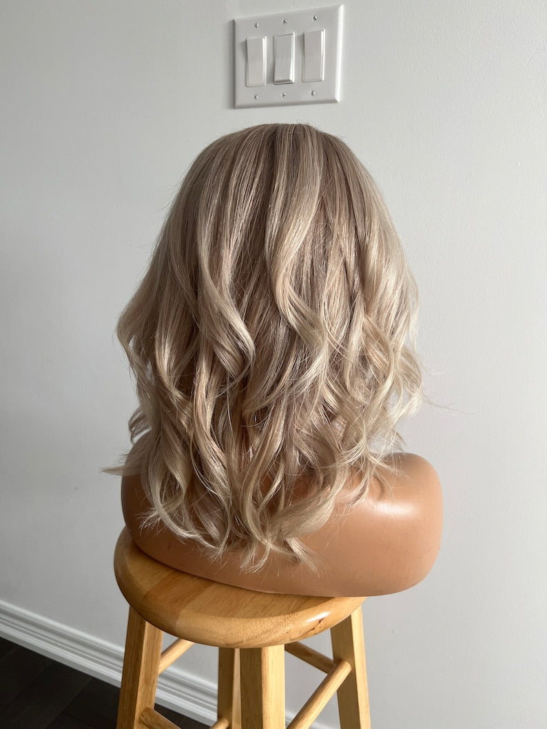 Sandy Beach | Sandy Blonde with Platinum Blonde Babylights