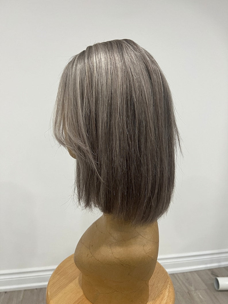 Gunpowder | Dark Grey Salt and Pepper with Silver Highlights