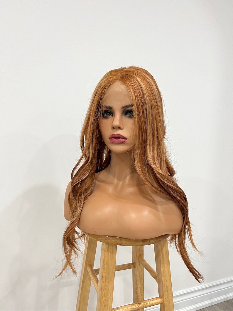 Autumn Sienna | Medium to Dark Auburn with Honey Blonde Babylights and Face-framing Highlights