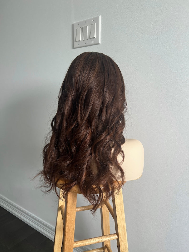 Mahogany Glow | Rich Dark Brown with Subtle Mixed Medium Brown