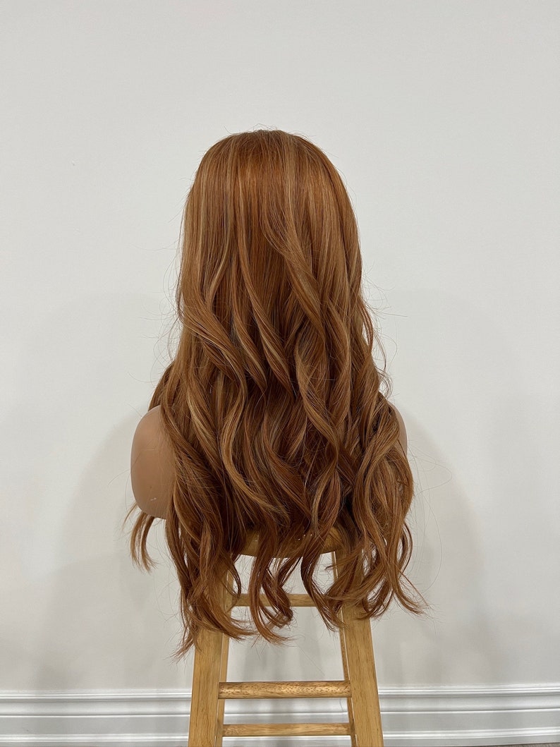 Autumn Sienna | Medium to Dark Auburn with Honey Blonde Babylights and Face-framing Highlights