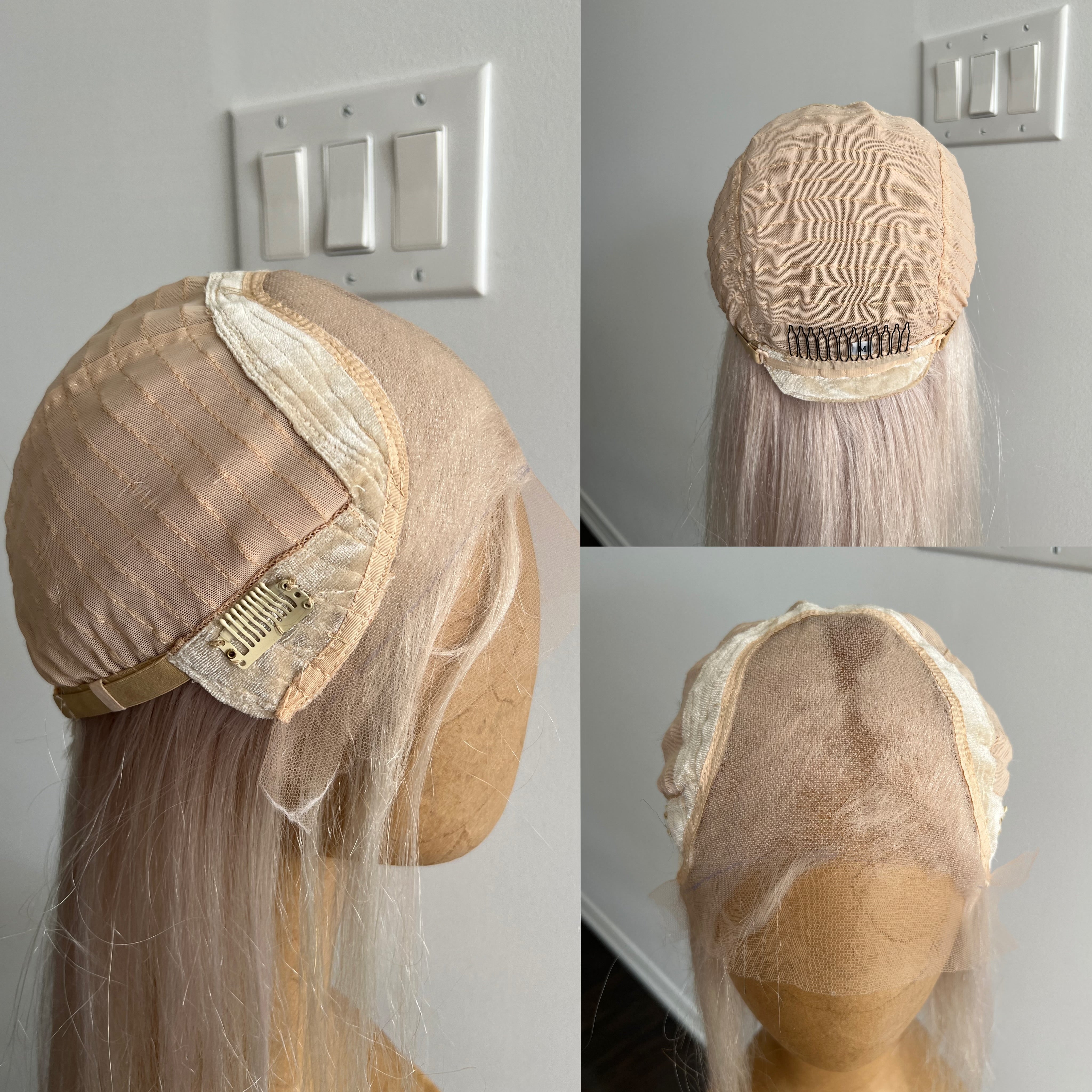 Glueless Lace Front Comfort Cap VS 100% Hand-tied Full Lace Cap