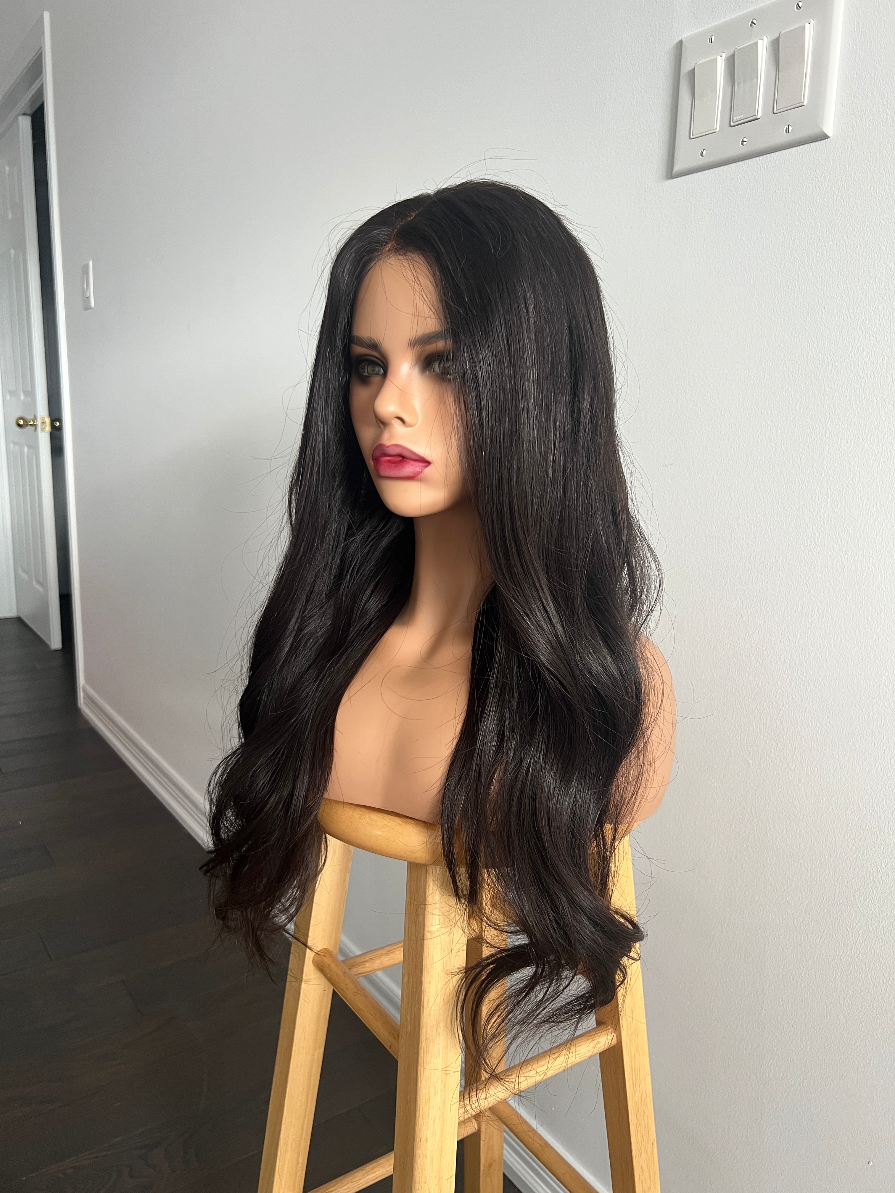 Evening Star | Natural Undyed Black Color One Tone