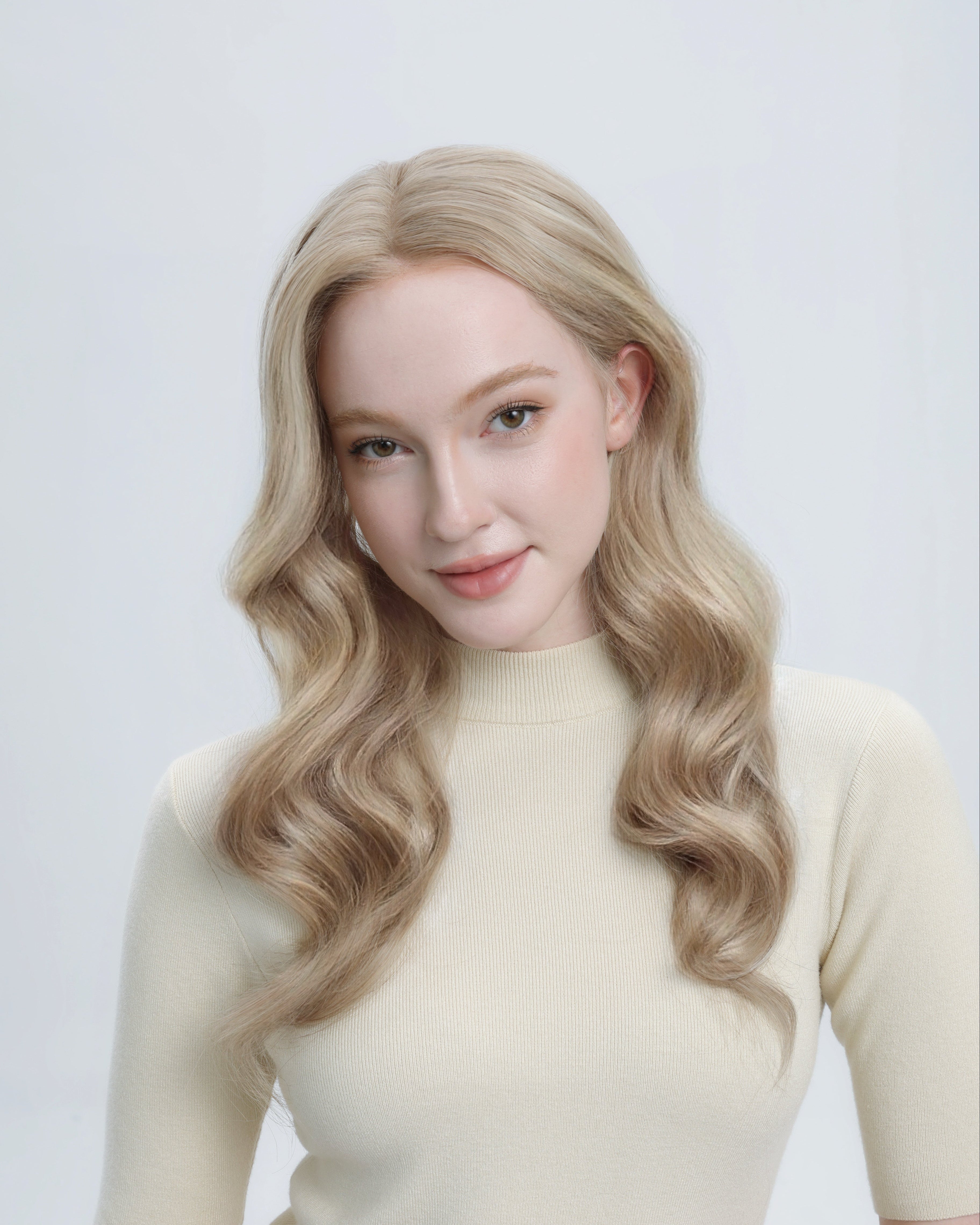 Sandy Beach | Sandy Blonde with Platinum Blonde Babylights