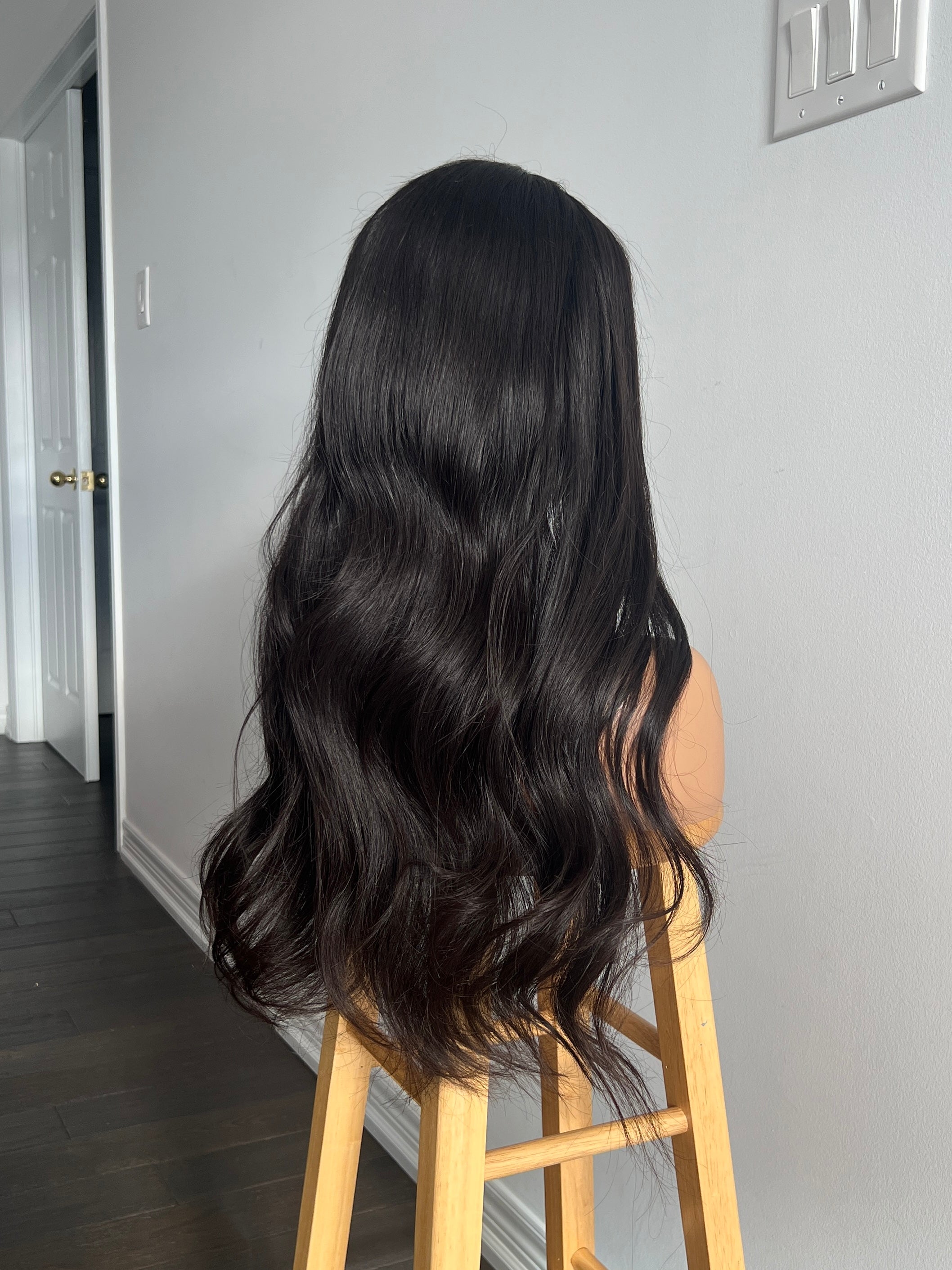 Evening Star | Natural Undyed Black Color One Tone