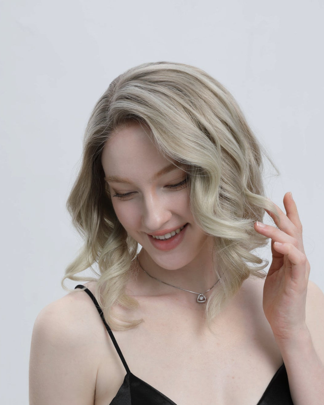 December | Ashy Tone Light Blonde with Platinum Balayage