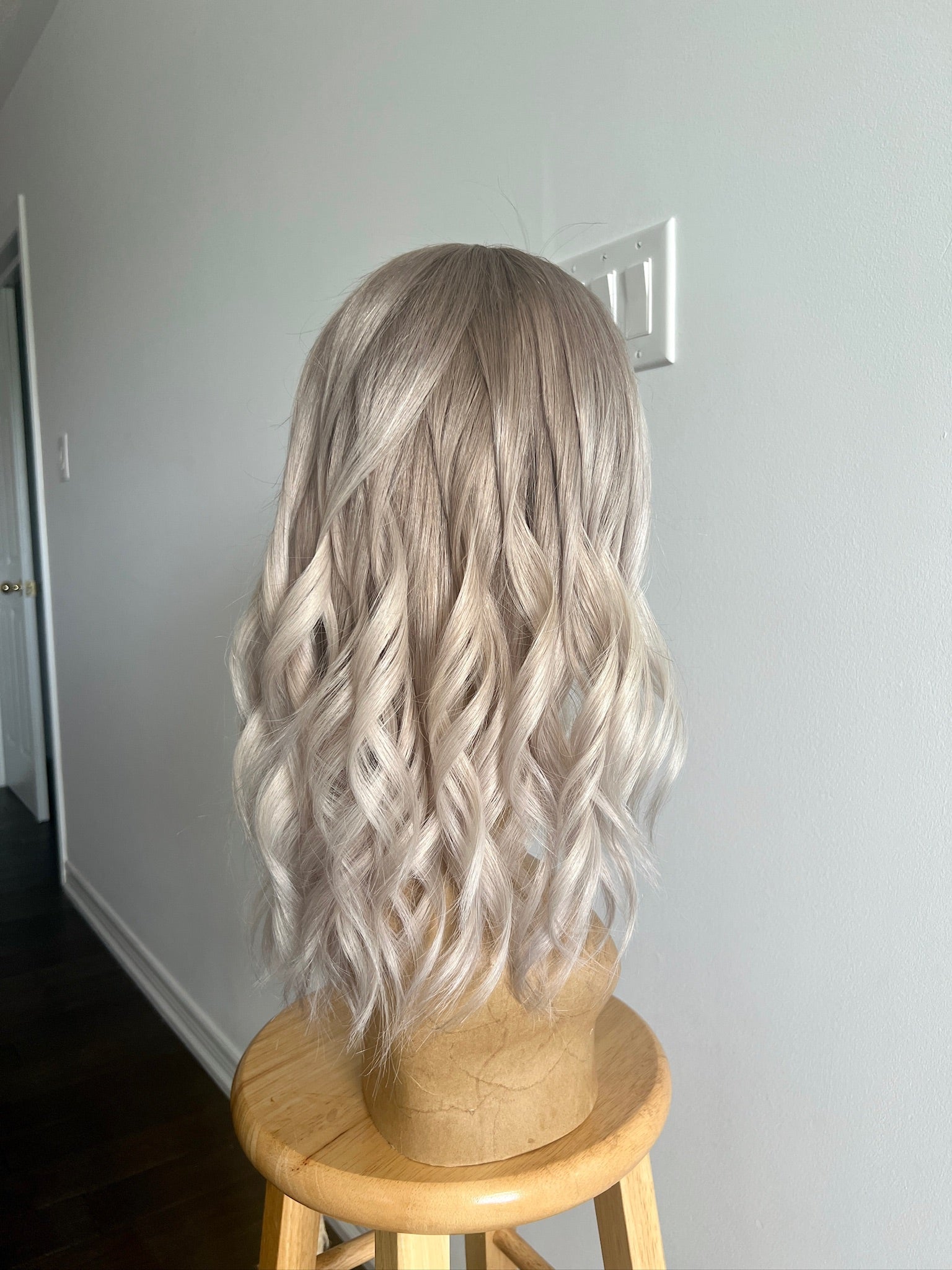 December | Ashy Tone Light Blonde with Platinum Balayage