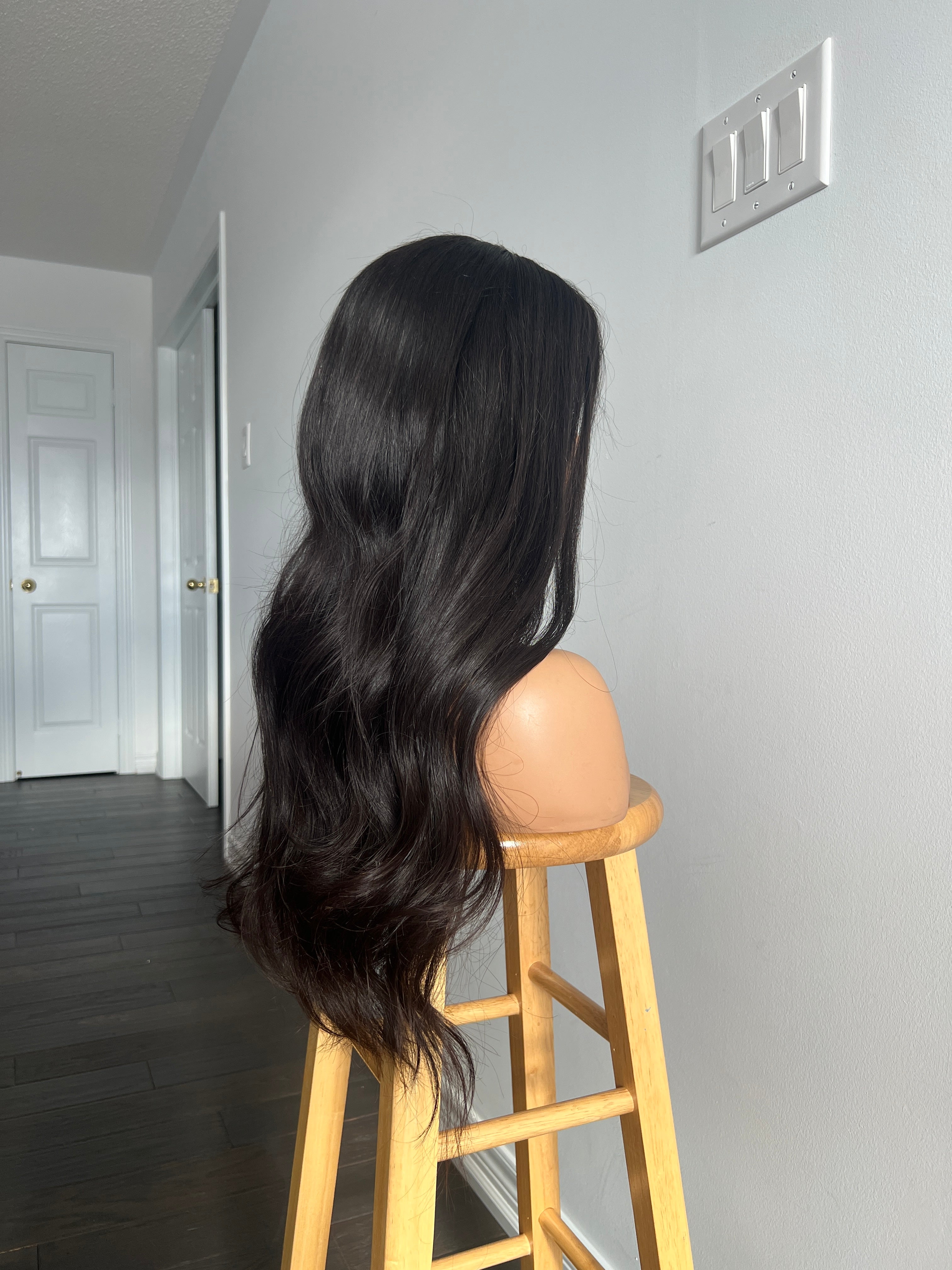 Evening Star | Natural Undyed Black Color One Tone