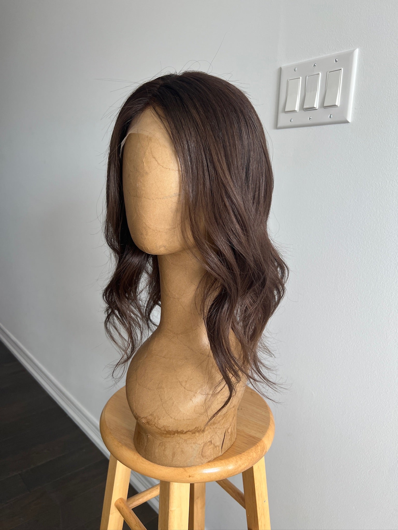 Ravenwood | Ashy Tone Dark Brown with Off Black Long Root Melt