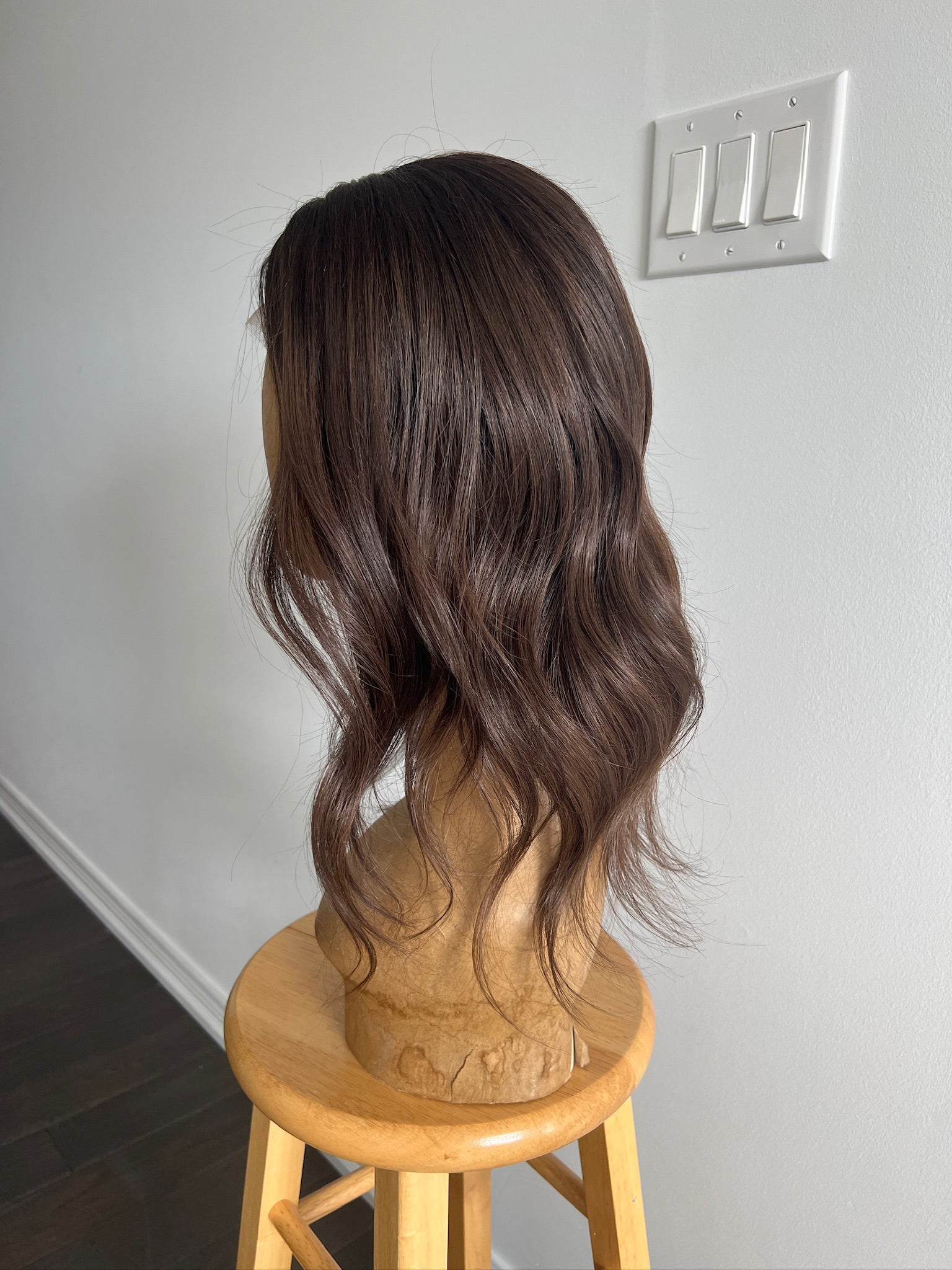 Ravenwood | Ashy Tone Dark Brown with Off Black Long Root Melt