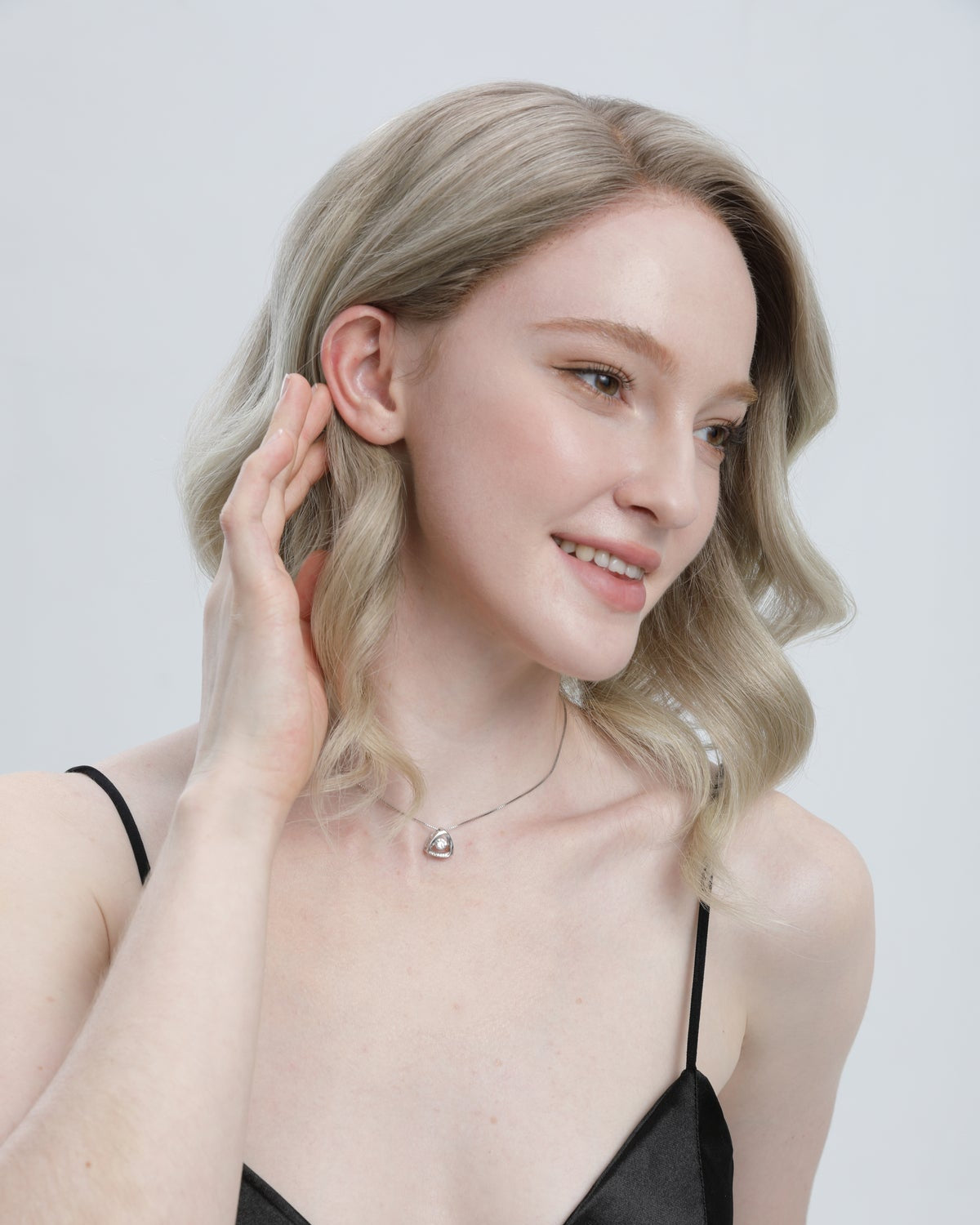 December | Ashy Tone Light Blonde with Platinum Balayage