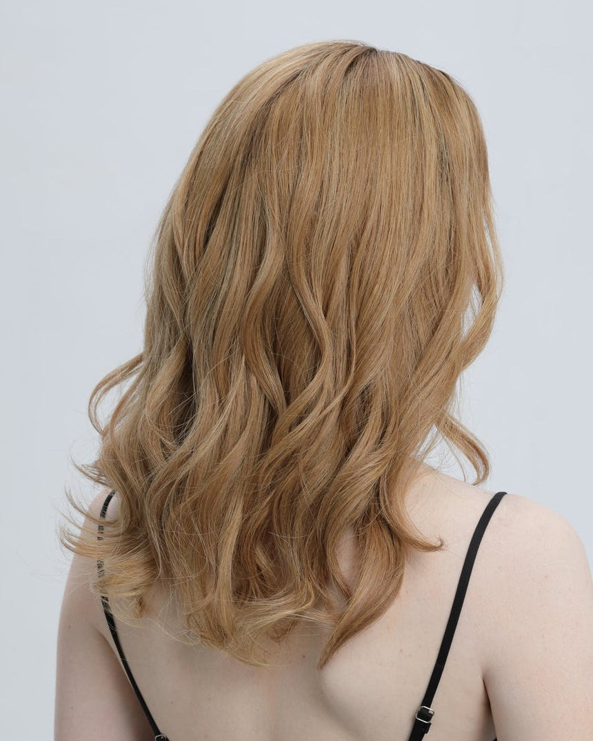 Apricot Tart | Dark Strawberry Blonde with Honeyblonde Highlights