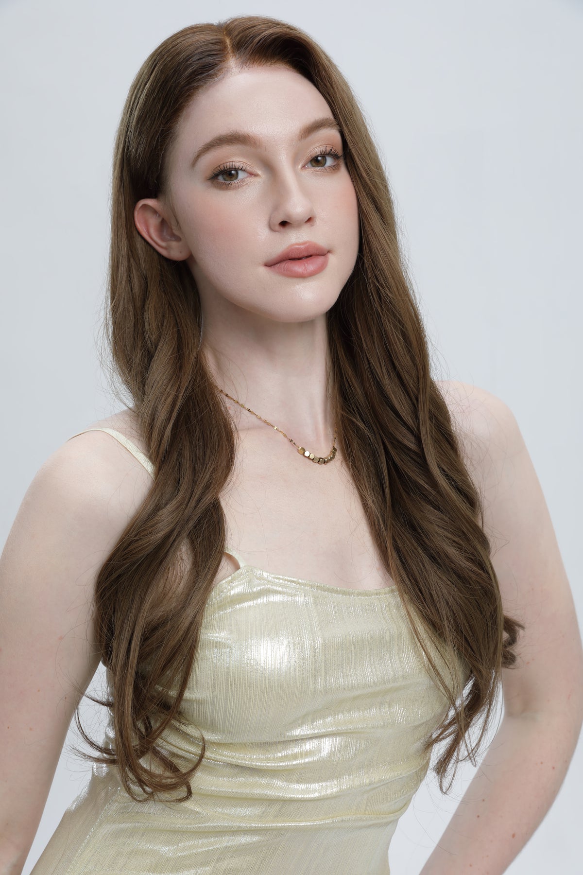 Honeyed Toffee | Light Toffee with Dark Brown Shadow Roots