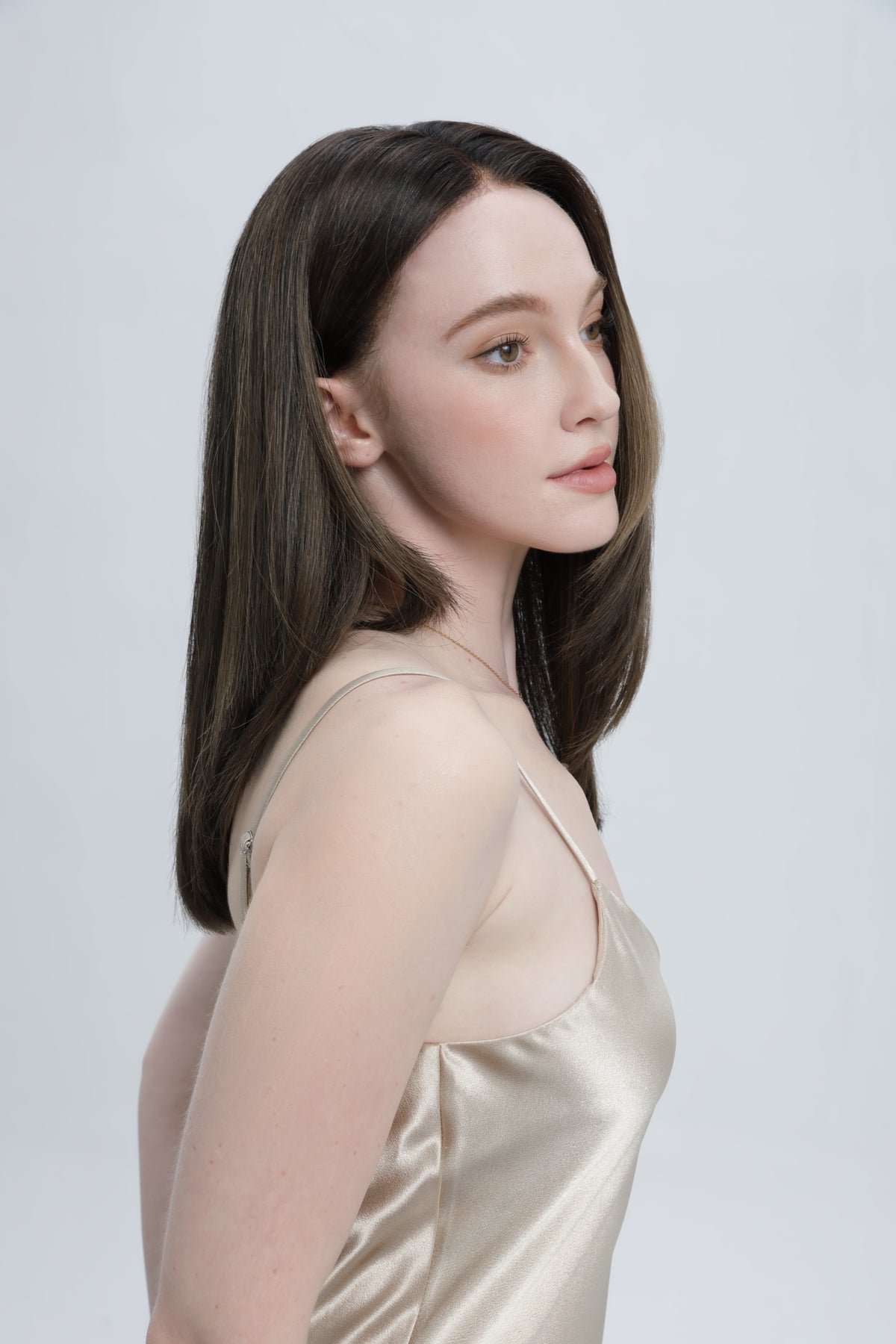 Ravenwood | Ashy Tone Dark Brown with Off Black Long Root Melt