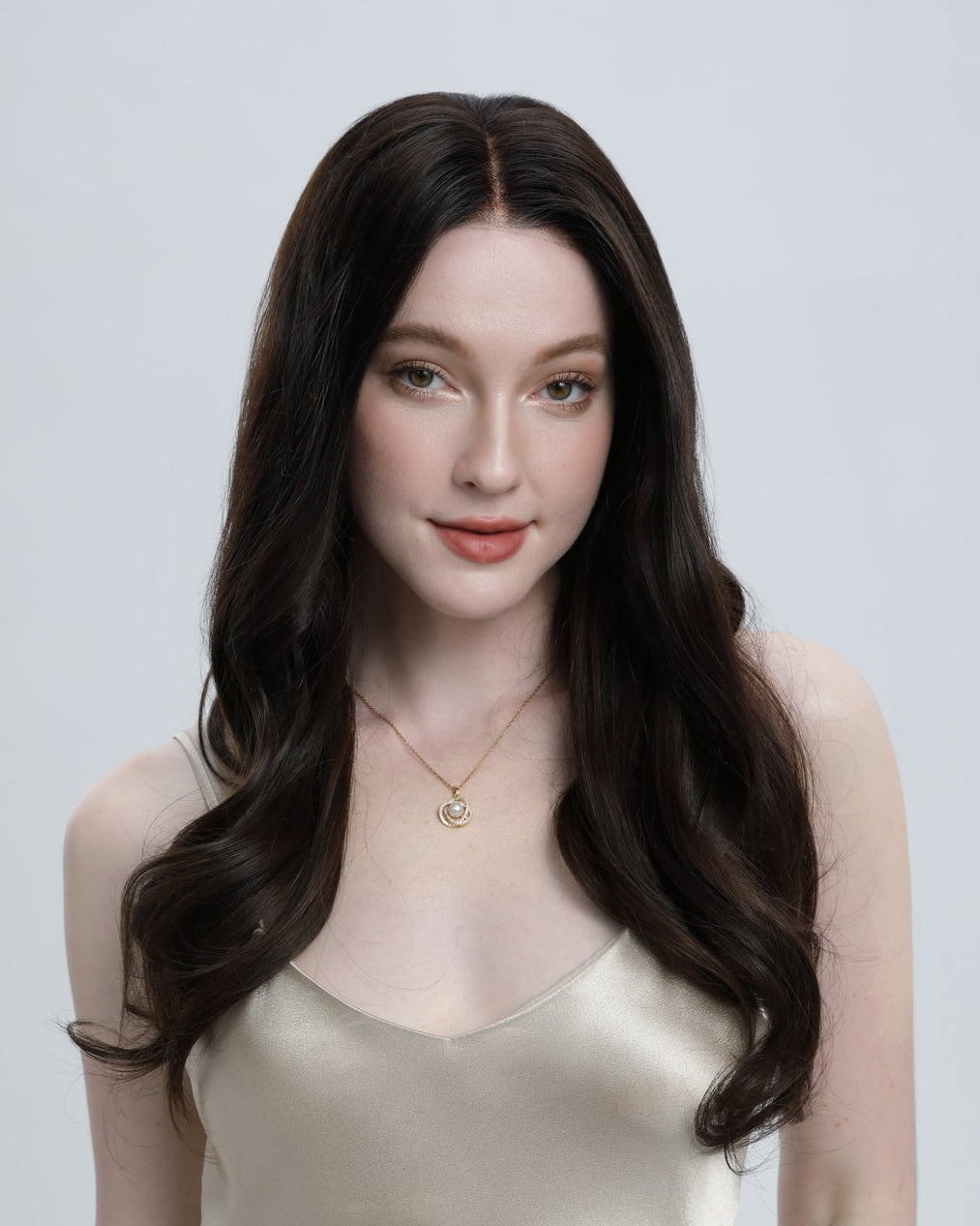 Ravenwood | Ashy Tone Dark Brown with Off Black Long Root Melt