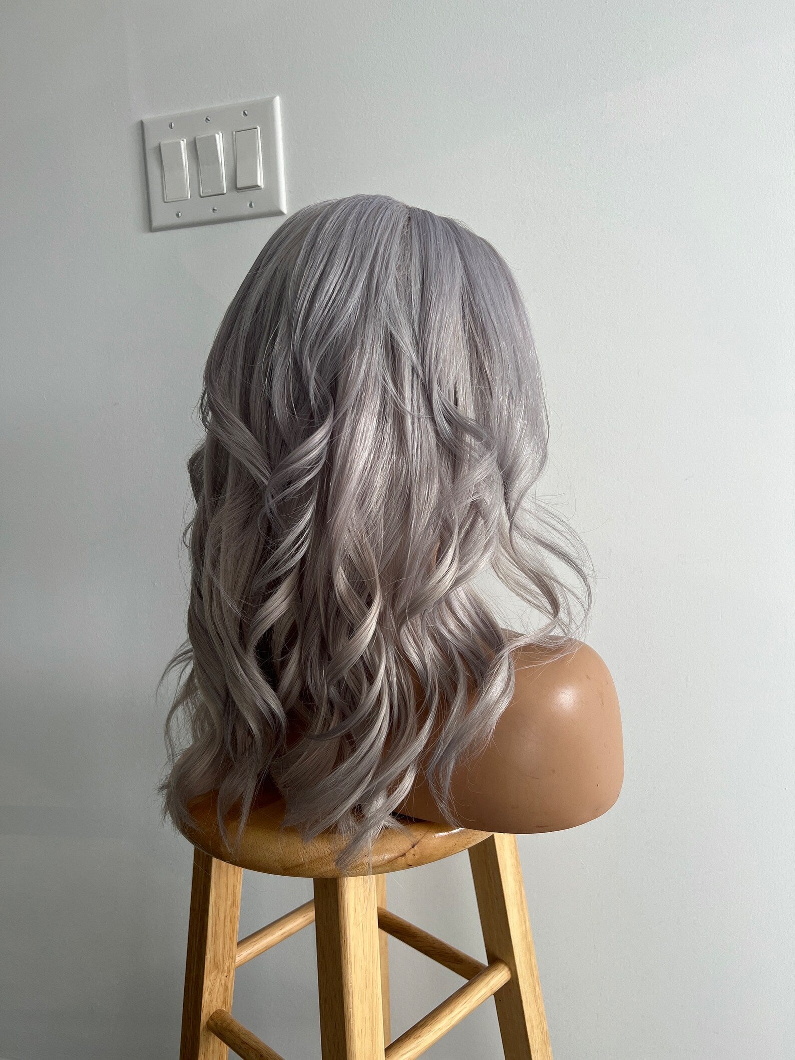 Silver and White Grey Hair Wig