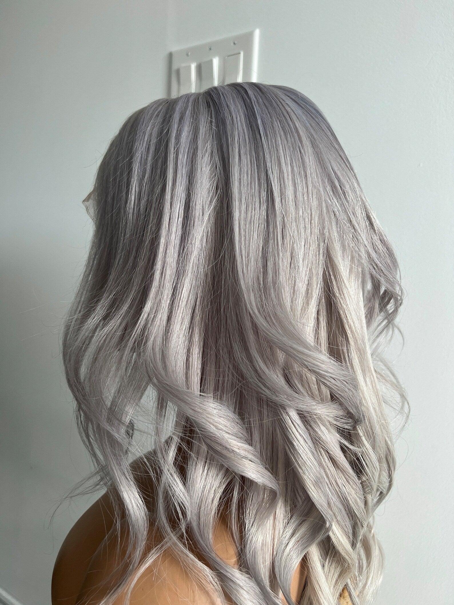 Silver and White Grey Hair Wig